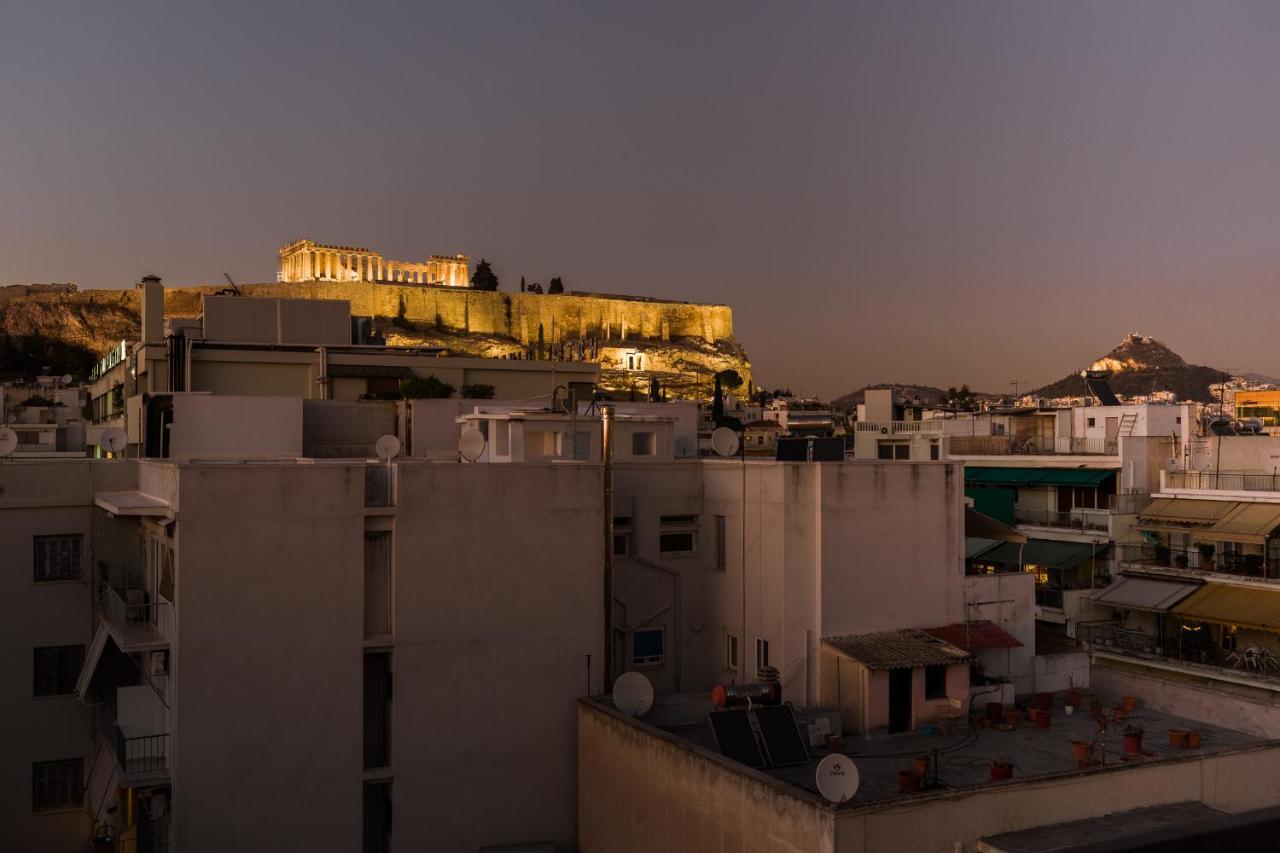Minimal Apartment On The Shadow Of The Acropolis Athens Exterior photo
